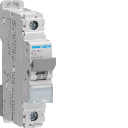 Hager NQN116 Miniature Circuit Breaker 1P B-Curve 16A