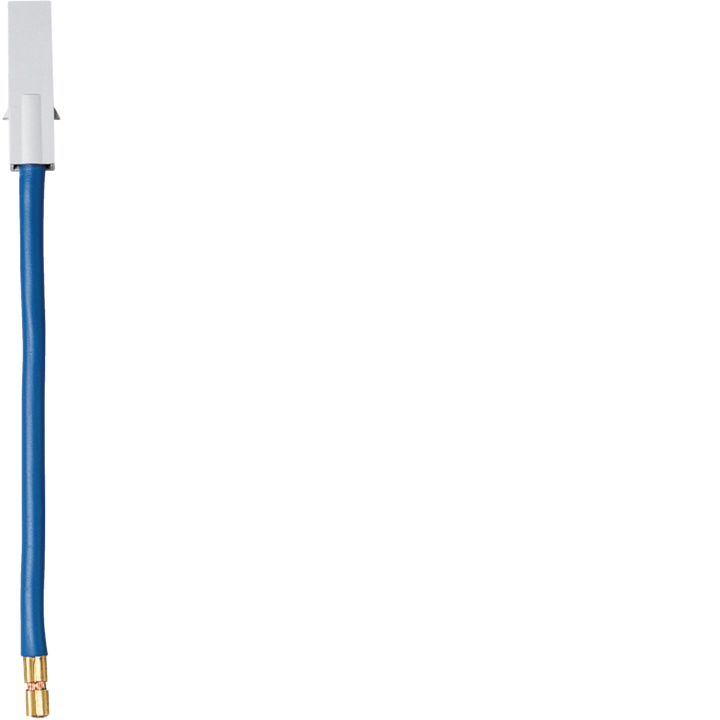 Hager KZ001 Connecting Cable, 120mm, Blue, 6mm²