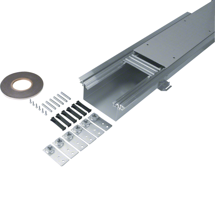 Hager BKWD200080 Floor Duct Trough 200x80-120 mm