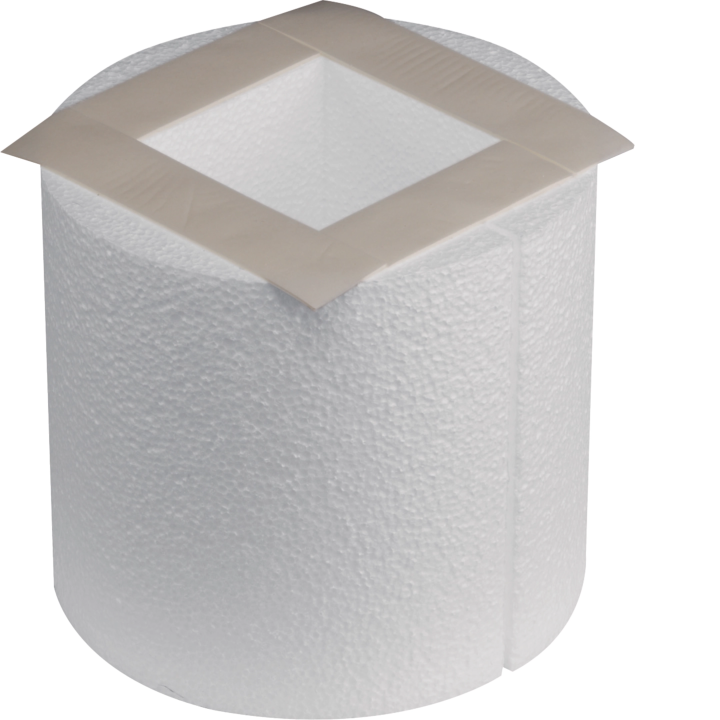 Hager SEVR06200 Casing Element for R06 Floor Box, Height 200mm