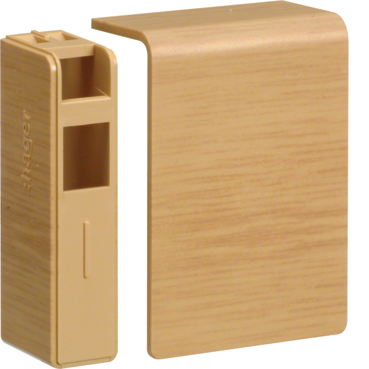 Hager SL200556D5 End cap for tehalit.SL 20x55mm oak