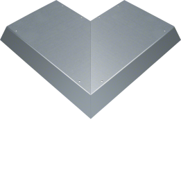 Hager AKBA4000701 Blind Lid External Corner 90° for AK 400x70 Trunking