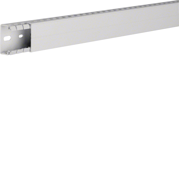 Hager HA725040 Slotted Panel Trunking HA7 25x40 mm, Grey