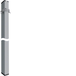 Hager DAK2802800ELN DA200 Aluminium Clamp Fitting 2800mm, Anodised