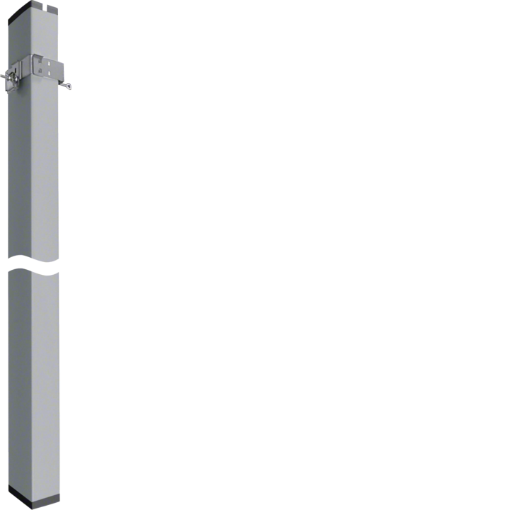 Hager DAK2802800ELN DA200 Aluminium Clamp Fitting 2800mm, Anodised
