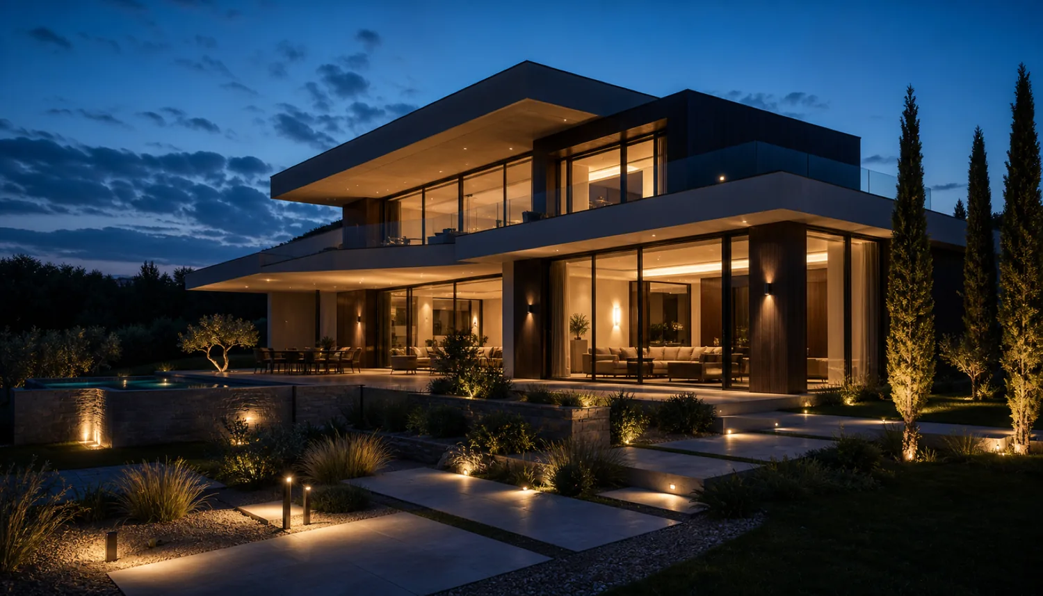 Smart building solutions — KNX automation for villas, offices and hotels